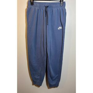 Nike Club Fleece Joggers Men’s Small Blue Sweatpants Embroidered Swoosh